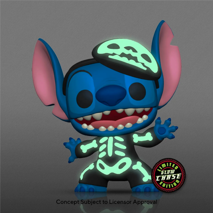 Halloween Hijinks Await with Entertainment Earth Exclusive Stitch Skeleton Funko  Pop!