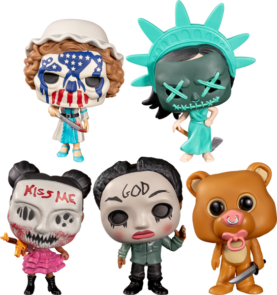 The Purge Election Year,Anarchy 5 Set Funko Pop Vinyl Collection