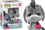 Winnie the Pooh Eeyore with Heart Flocked Funko Pop! Vinyl