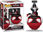 Marvel SpiderMan Miles Morales in Winter Suit Hanging Funko Pop! Vinyl