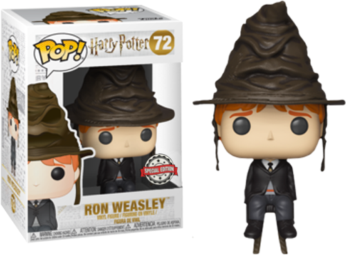 Harry Potter Ron Sorting Hat Funko POP Vinyl