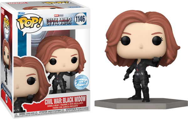 Marvel Captain America Civil War Black Widow Build A Scene Funko Pop! Vinyl