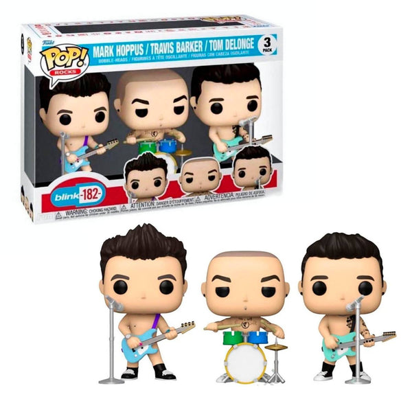 PRE ORDER Blink-182 30th Anniversary Funko Pop! Vinyl 3-Pack